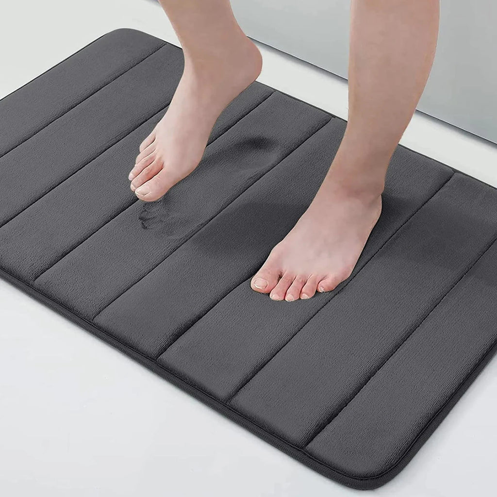 Memory Foam Water-Absorbent Non-Slip Bath Mat