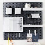 Modular Powder-Coated Wall Pegboard Organizer (22 x 22 in)