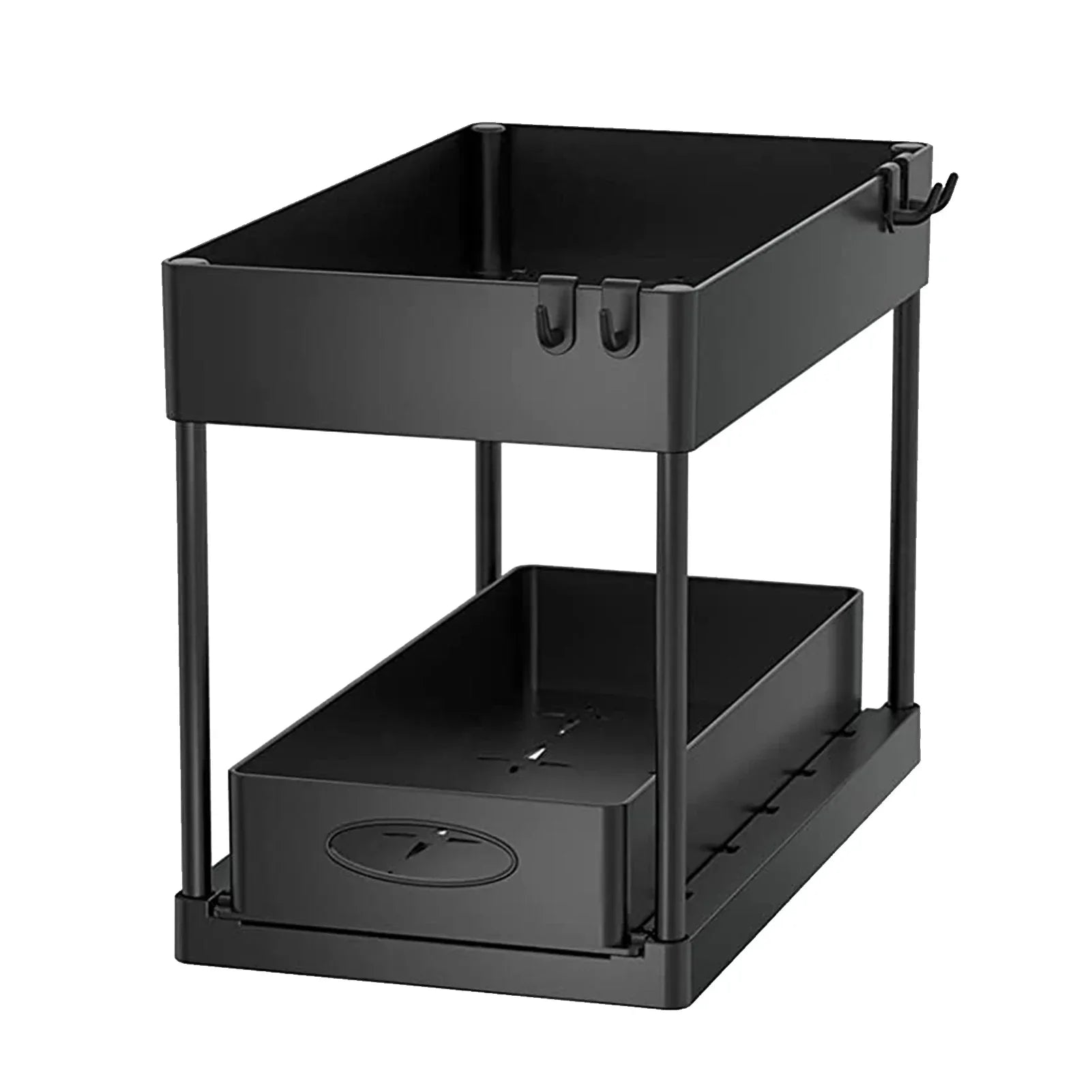 Moisture-Resistant ABS Pull-Out Under-Sink Organizer (2-Tier)