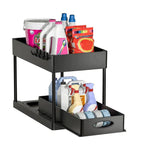 Moisture-Resistant ABS Pull-Out Under-Sink Organizer (2-Tier)