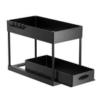 Moisture-Resistant ABS Pull-Out Under-Sink Organizer (With Hooks)