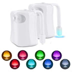 Motion-Activated & Battery-Powered RGB Toilet Night Light (8 or 16 Colors)