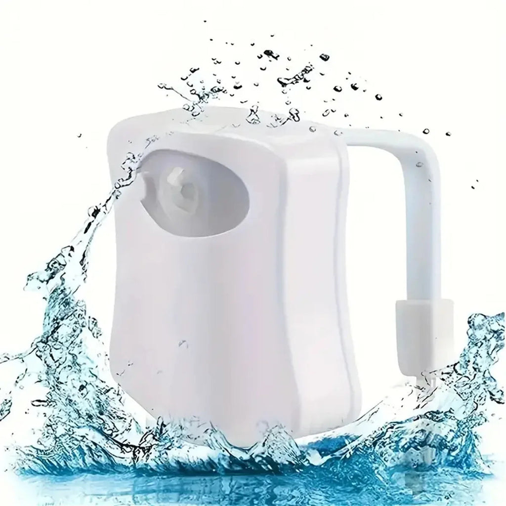 Motion-Activated & Battery-Powered RGB Toilet Night Light (8 or 16 Colors)