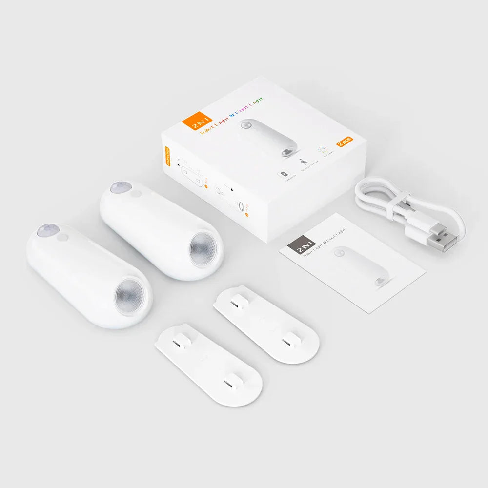 Motion-Sensor Rechargeable 7-Color RGB Toilet Night Light