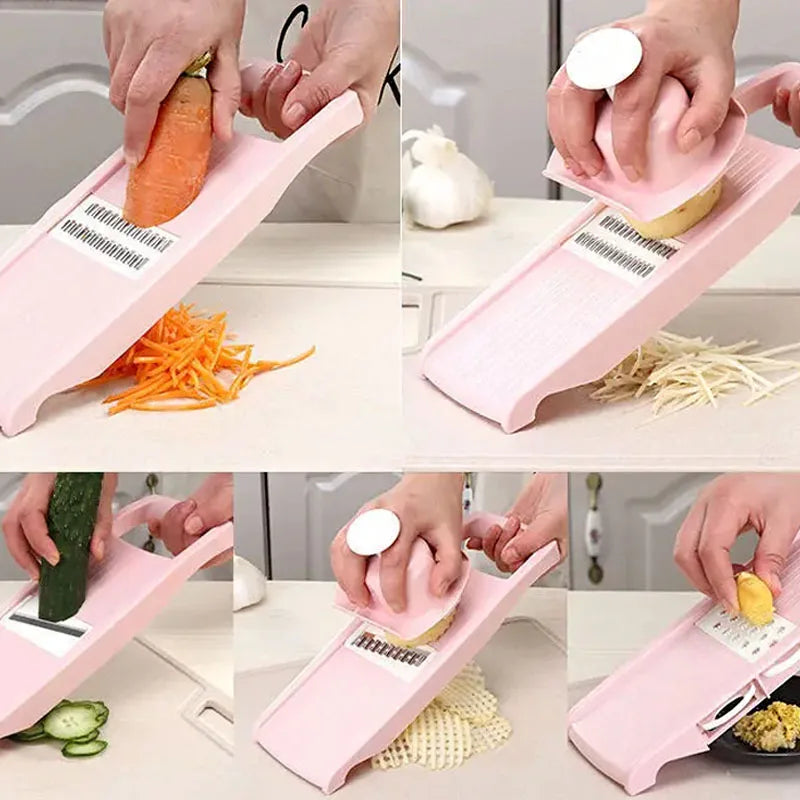 Multifunctional Stainless Steel Vegetable & Fruit Slicer