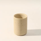 Natural Stone-Look Ceramic Bathroom Accessory Set (3-Piece)