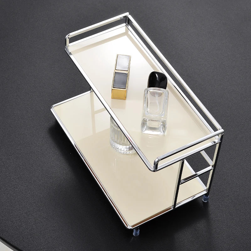 No Assembly Double-Tier Metal Storage Rack
