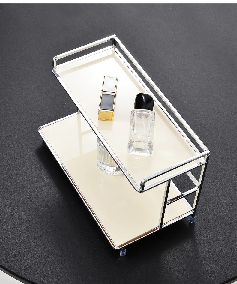 No Assembly Double-Tier Metal Storage Rack