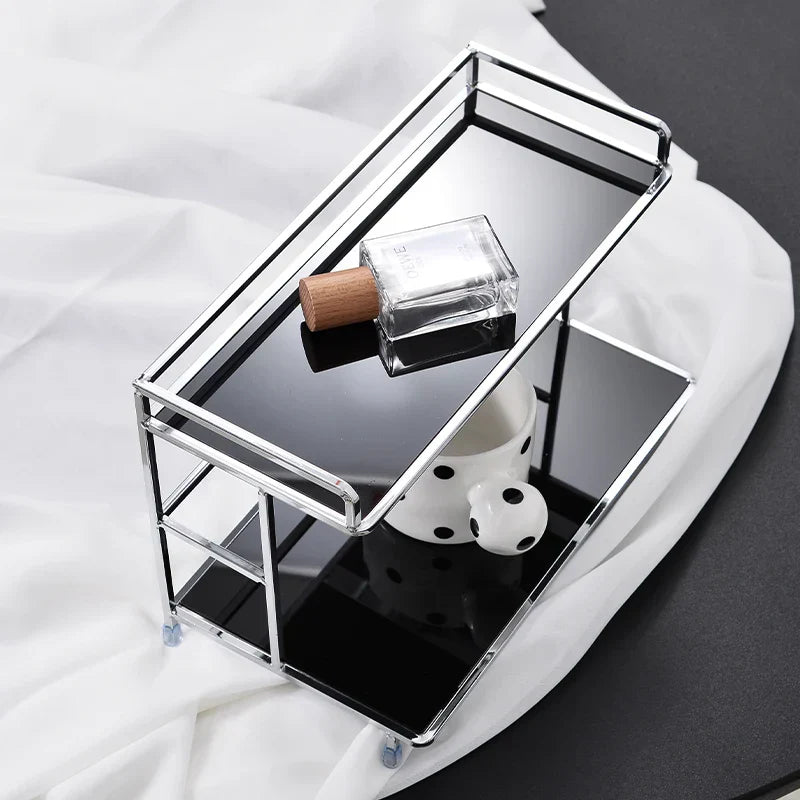 No Assembly Double-Tier Metal Storage Rack