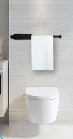 No-Drill Adhesive Paper Towel & Toilet Roll Holder (Under-Cabinet)