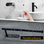No-Drill Adhesive Paper Towel & Toilet Roll Holder (Under-Cabinet)
