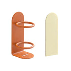 No-Drill Adhesive Rustproof Steel Toothbrush & Razor Holder