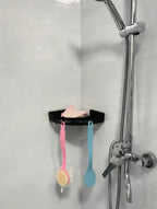 No-Drill Adhesive Waterproof & Rustproof Matte Black Shower Organizer (1-3 Pieces)