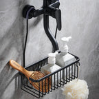 No-Drill Rustproof Aerospace-Grade Aluminum Shower Caddy (Adhesive Mount)