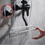 No-Drill Rustproof Aerospace-Grade Aluminum Shower Caddy (Adhesive Mount)