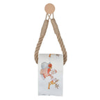 No-Drill Self-Adhesive Braided Rope Towel & Toilet Paper Holder