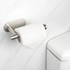 No-Drill Self-Adhesive Brushed Stainless Steel Bathroom Accessory Set