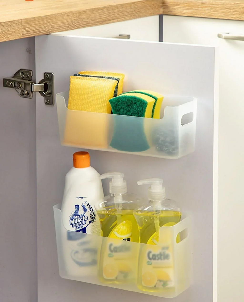 No-Drill Self-Adhesive Multifunctional Door Organizer