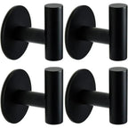 No-Drill Self-Adhesive Rust-Resistant Stainless Steel Wall Hooks (1–3 Hooks)