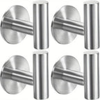 No-Drill Self-Adhesive Rust-Resistant Stainless Steel Wall Hooks (1–3 Hooks)