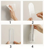 No-Drill Self-Adhesive Toothbrush Holder (Wall-Mount)