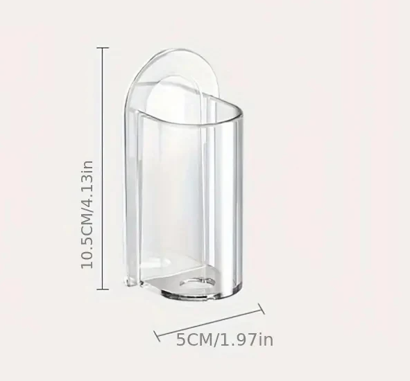 No-Drill Self-Adhesive Toothbrush Holder (Wall-Mount)
