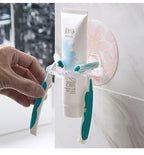 No-Drill Self-Adhesive Water-Resistant Toothbrush & Bathroom Organizer