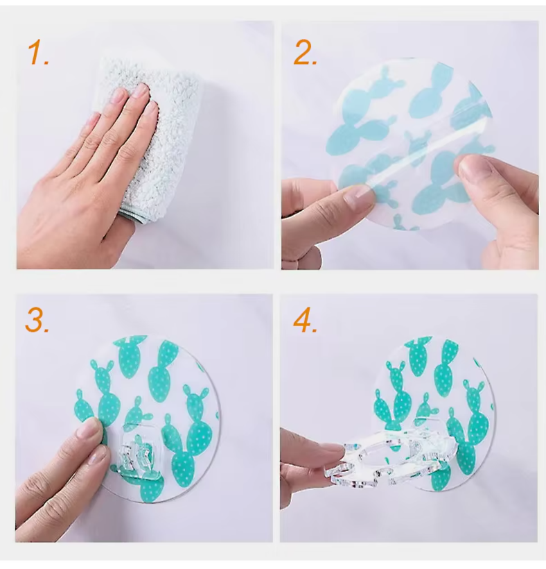 No-Drill Self-Adhesive Water-Resistant Toothbrush & Bathroom Organizer