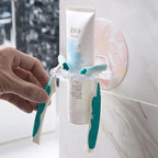 No-Drill Self-Adhesive Water-Resistant Toothbrush & Bathroom Organizer
