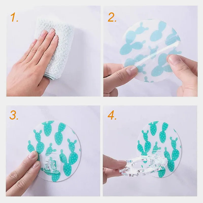 No-Drill Self-Adhesive Water-Resistant Toothbrush & Bathroom Organizer