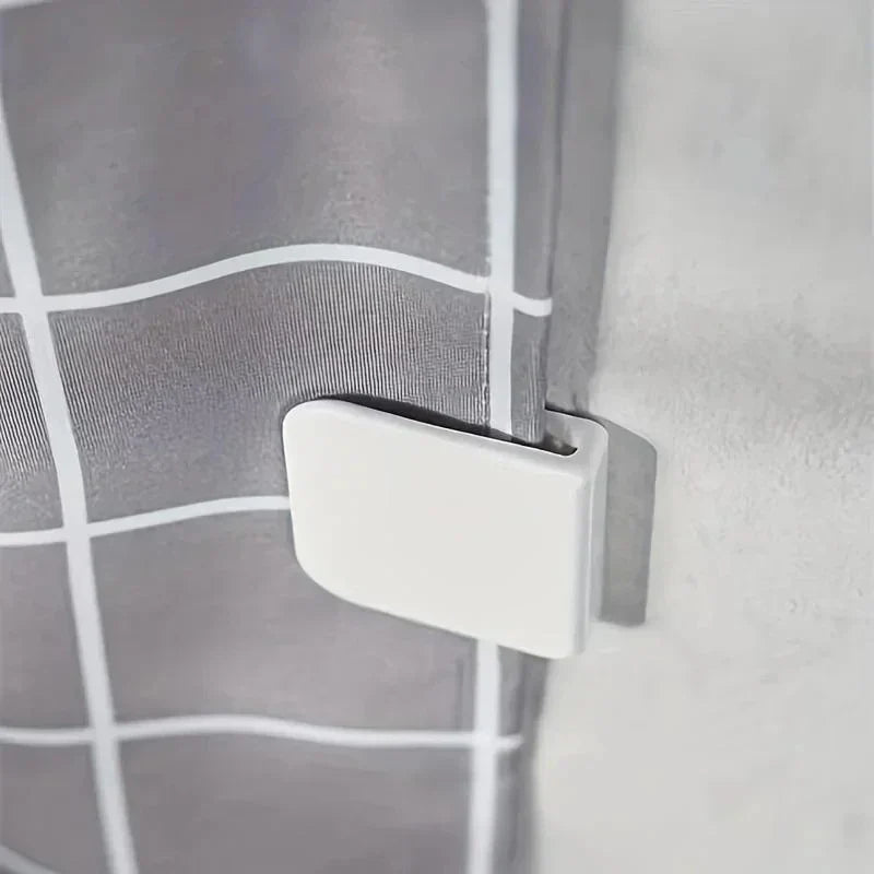 No-Drill Self-Adhesive Waterproof Shower Curtain Clips