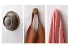 No-Drill Solid Wood Pebble Wall Hook
