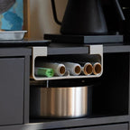 No-Drill Space-Saving Wrap & Foil Kitchen Organizer Shelf