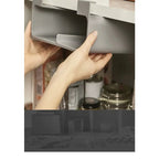 No-Drill Space-Saving Wrap & Foil Kitchen Organizer Shelf