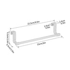 No-Drill Stainless Steel Over-the-Door Towel Rack