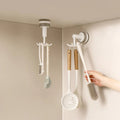 No-Drill Strong Suction 6-Arm Rotating Wall Hook