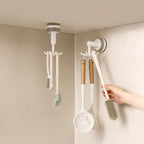 No-Drill Strong Suction 6-Arm Rotating Wall Hook