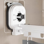 No-Drill Suction & Magnetic Seal Shower Curtain Set