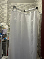 No-Drill Suction & Magnetic Seal Shower Curtain Set