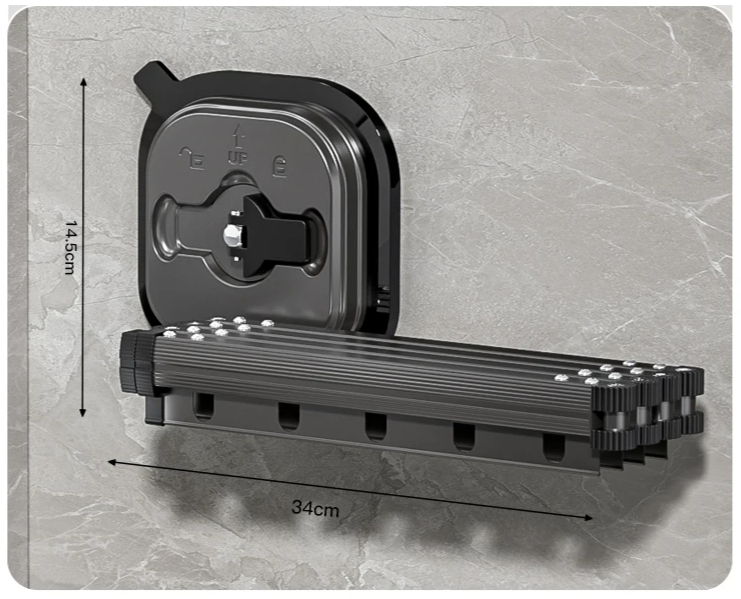No-Drill Suction & Magnetic Seal Shower Curtain Set