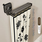 No-Drill Suction Telescopic Rustproof Aluminum Shower Curtain Rod