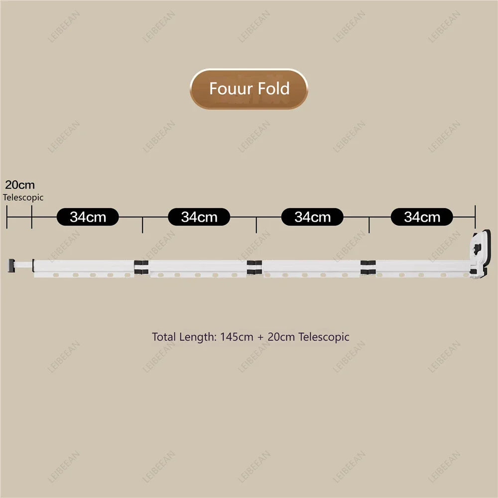 No-Drill Suction Telescopic Rustproof Aluminum Shower Curtain Rod