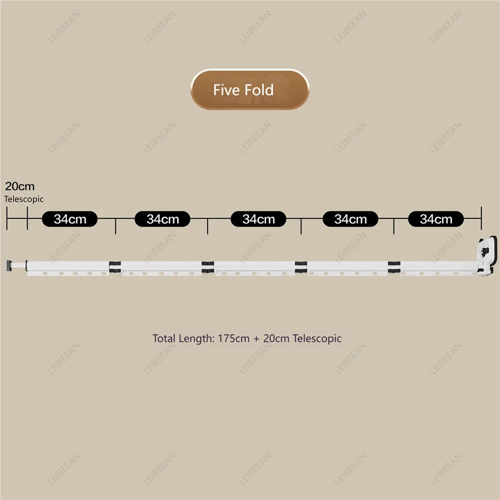 No-Drill Suction Telescopic Rustproof Aluminum Shower Curtain Rod