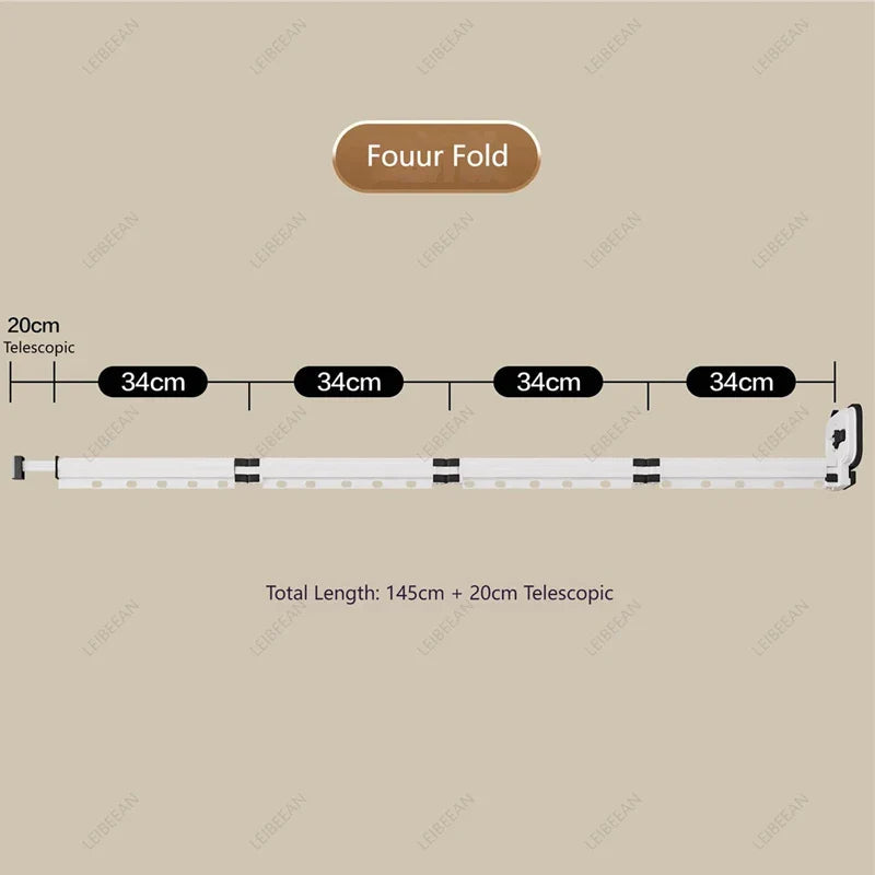 No-Drill Suction Telescopic Rustproof Aluminum Shower Curtain Rod