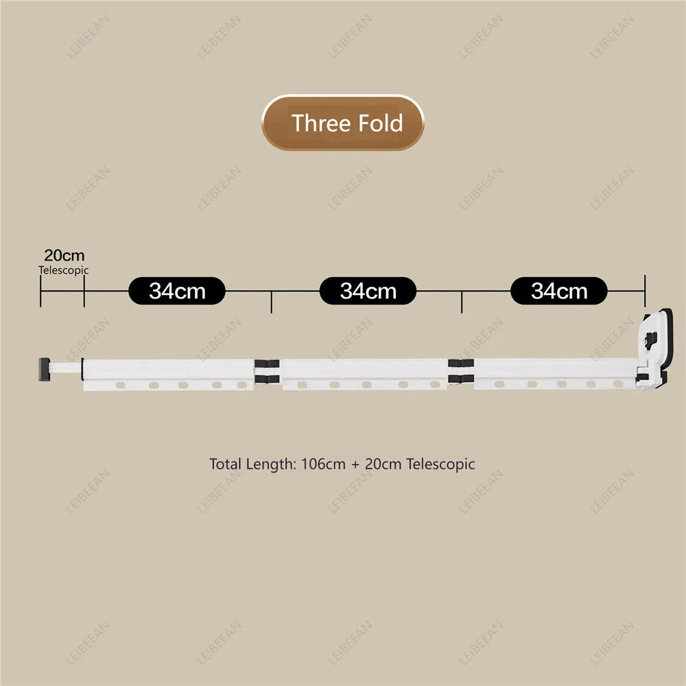 No-Drill Suction Telescopic Rustproof Aluminum Shower Curtain Rod