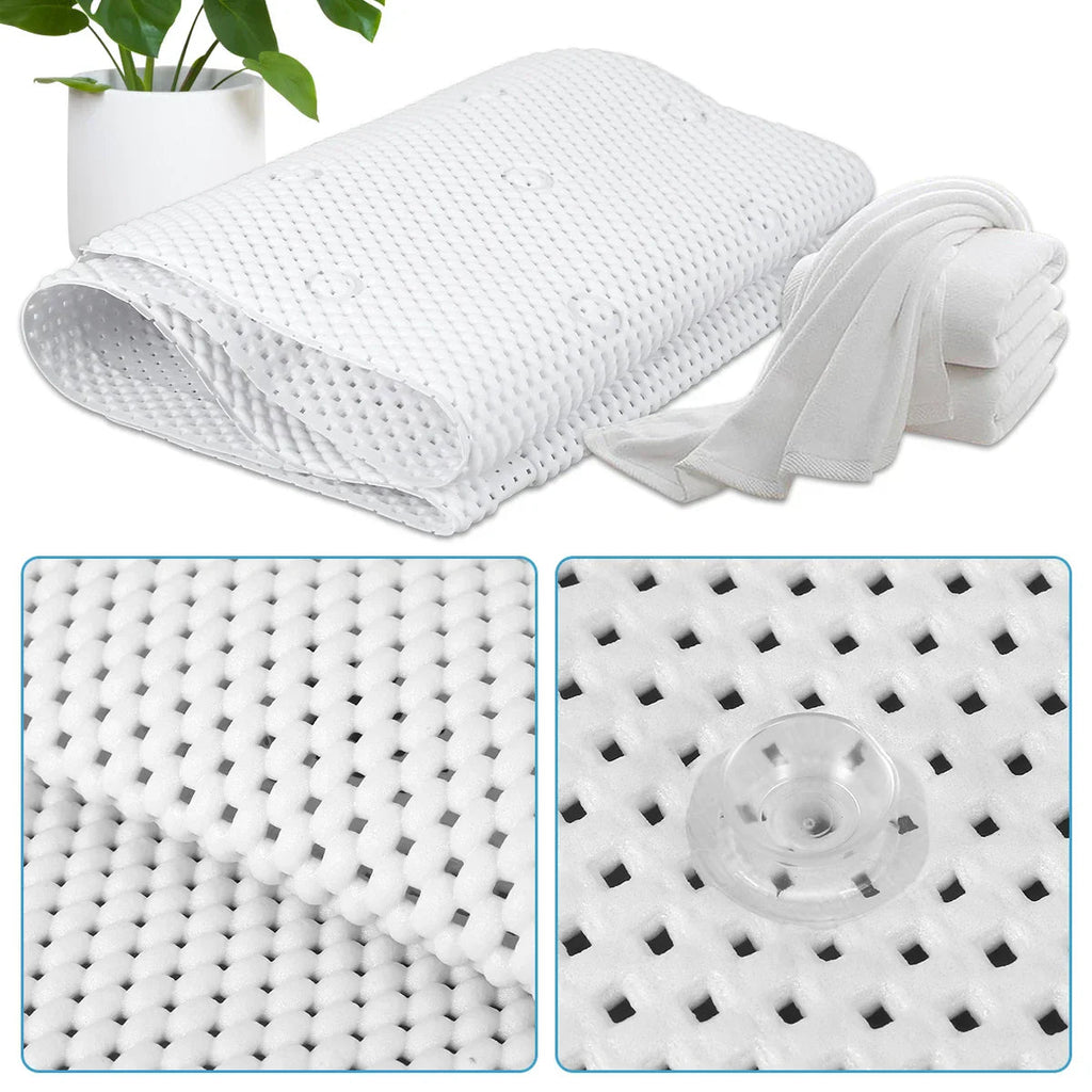 Non-Slip Full-Body Ergonomic Bathtub Mat (30 Suction Cups)