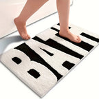 Non-Slip & Highly Absorbent Polyester Bath Mat (15.7 × 23.6 Inches)