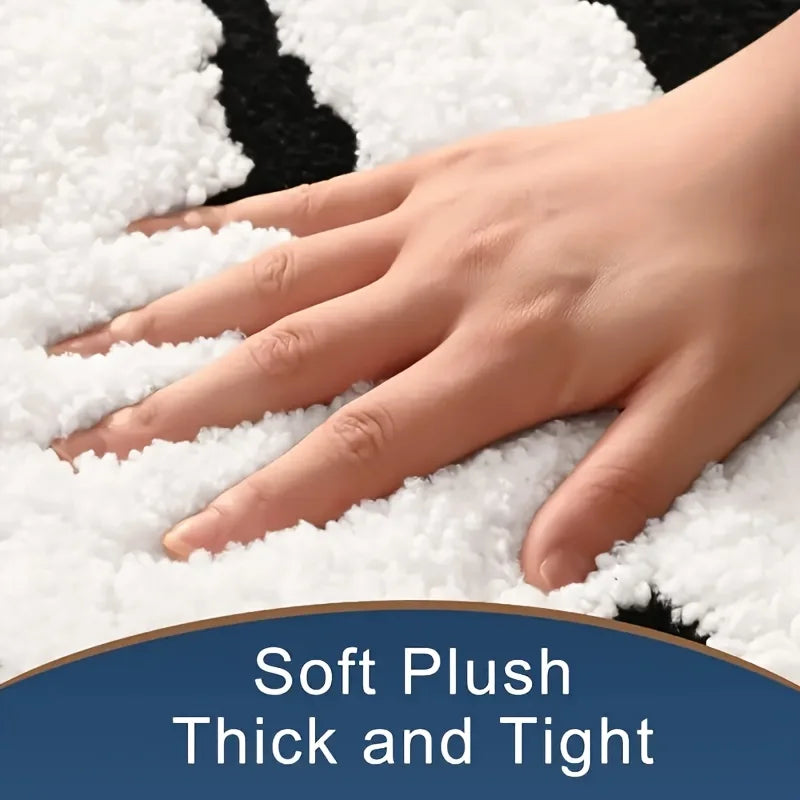 Non-Slip & Highly Absorbent Polyester Bath Mat (15.7 × 23.6 Inches)