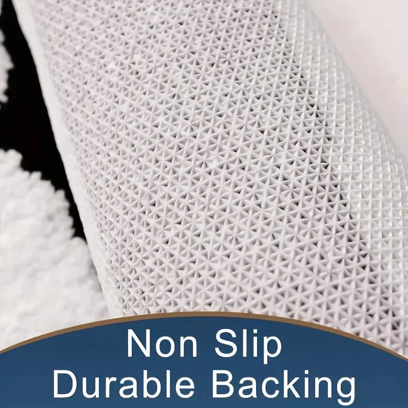 Non-Slip & Highly Absorbent Polyester Bath Mat (15.7 × 23.6 Inches)
