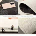 Non-Slip Plush Polyester Bath Mat (Angel Motif)